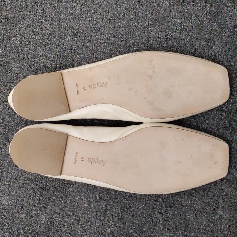 Aeyde "Uma" Leather Mary-Jane Flats - Picture 13 of 16